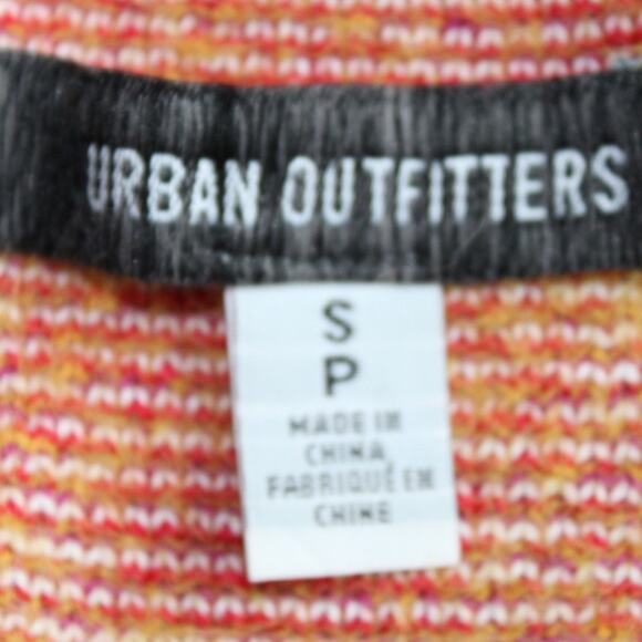 Urban Outfitters Adriana Split Hem Sweater Vest Argyle Pink Red Yellow Women S - Picture 5 of 8